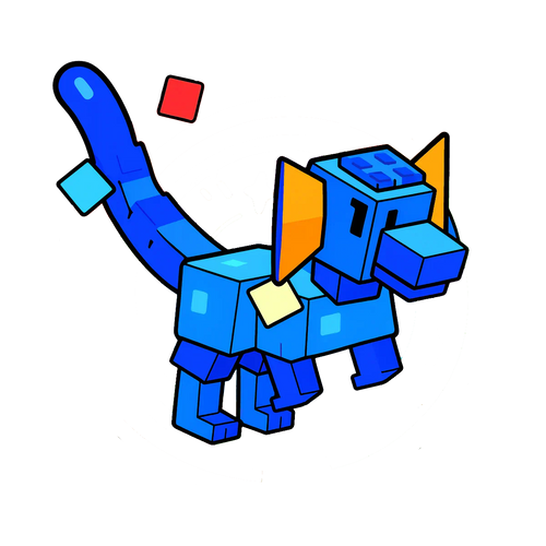 Rainbow Hatched Dilophosaurus