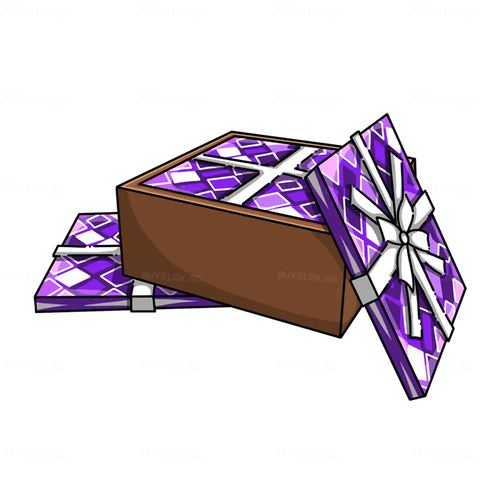Box of Purple Wrapping Paper